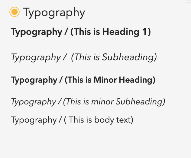 text styling